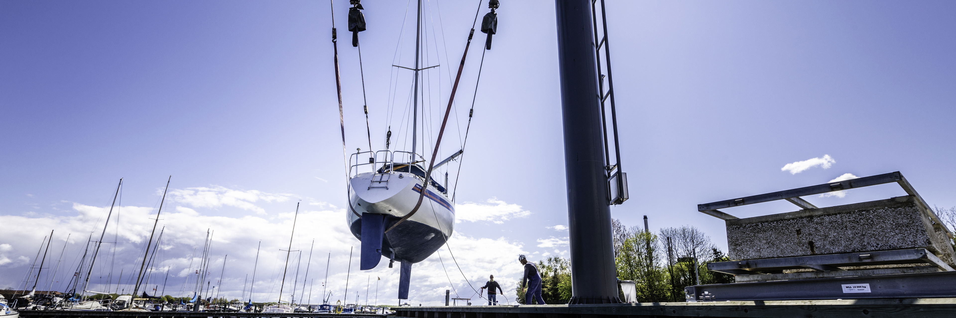 Nyborg Marinas kran